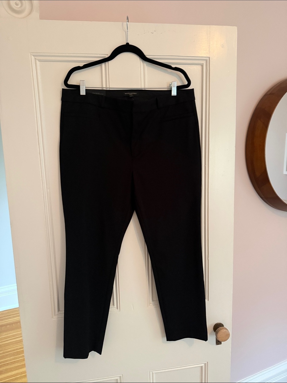 Banana Republic Black Ankle-Length Women's Dress Pants Sloan Fit